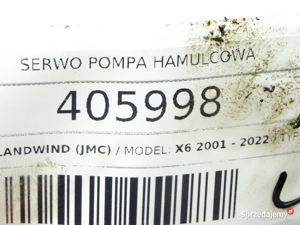 SERWO POMPA HAMULCOWA LANDWIND X6 Terenowy osobowe