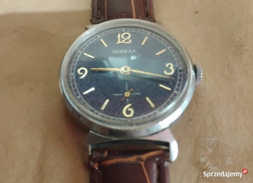 Zegarek Męski Pobieda krab 15 JEWELS 2602 ciemno Opole