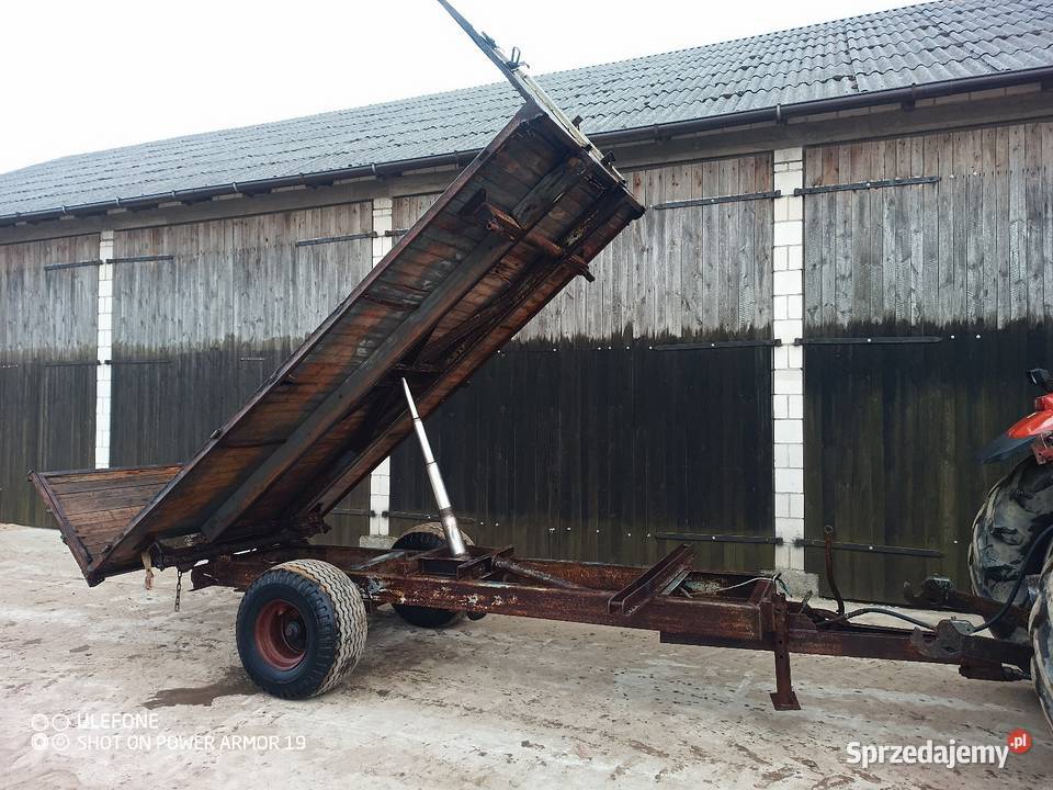 Przyczepa wywrotka 6t na 3 strony z hamulcem mazowieckie Rostkowo