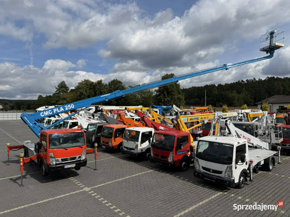 Nissan Cabstar Podnośnik Koszowy 25m CMC PLA 250 świętokrzyskie Widełki
