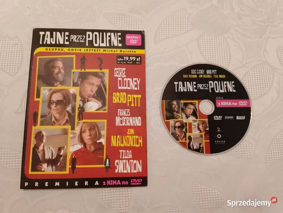 Film DVD TAJNE POUFNE książka reż bracia Coen Oborniki