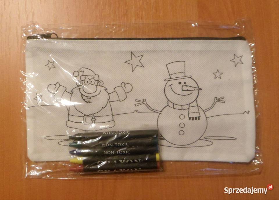 Zestaw do malowania worek piórnik i kredki Ciechocinek