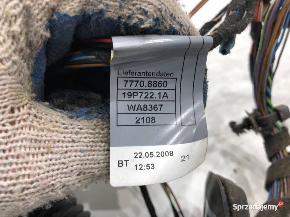 WIĄZKA DRZWI TYŁ PRAWY BMW E71 7209884 30 245 osobowe podkarpackie