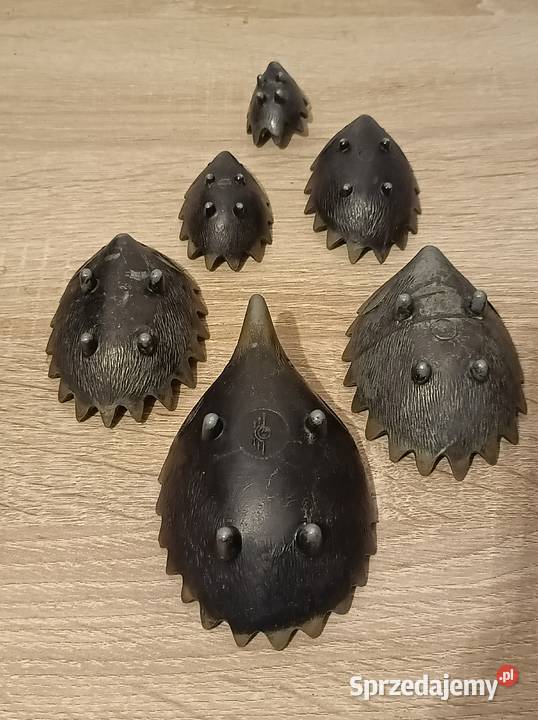 Jeż zestaw popielniczek