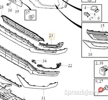 Volvo Xc Ii Plugin Prawa Zaslepka Halogenu Zderzak Przod Bielany Wroc Awskie Sprzedajemy Pl