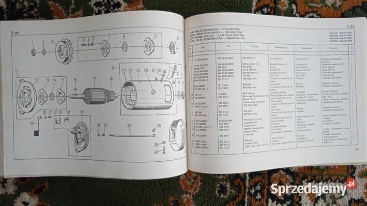 Katalog części ciągnika Ursus C 355 wydanie lubelskie