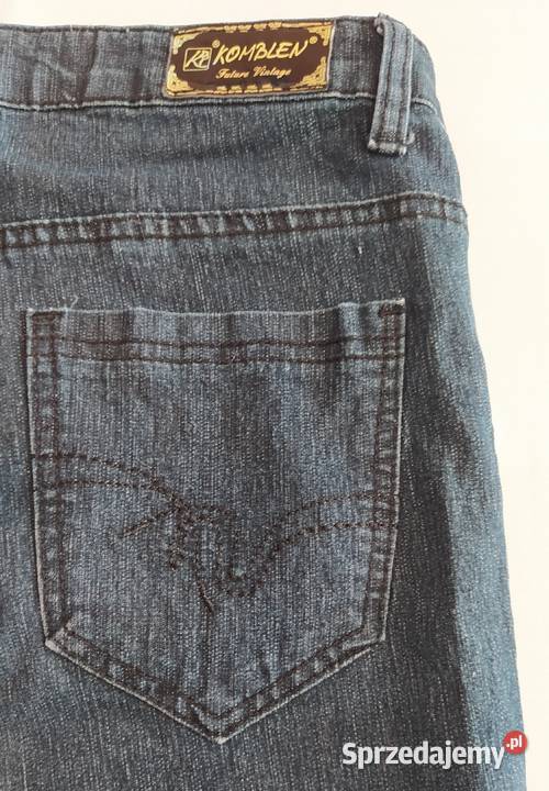 Spodnie damskie KOMBLEN granatowe Hajnówka