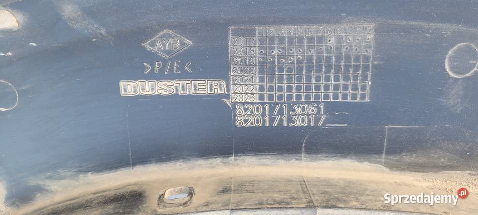 LISTWA BŁOTNIKA LEWY PRZÓD DACIA DUSTER II 17 Ruda Śląska