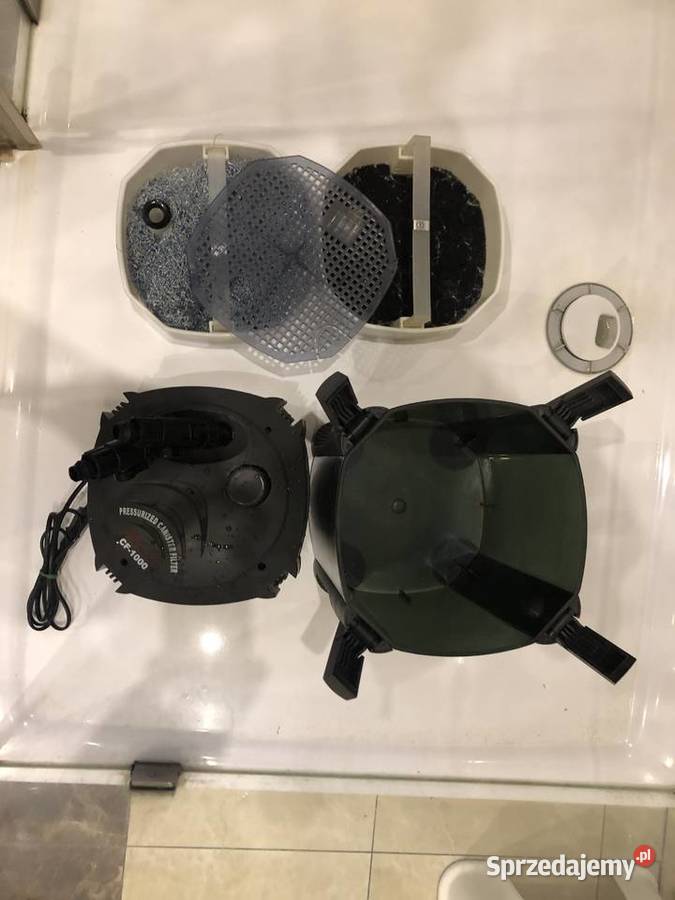 Filtr kubełkowy do akwarium Atman CF1000 Ryby sprzedam