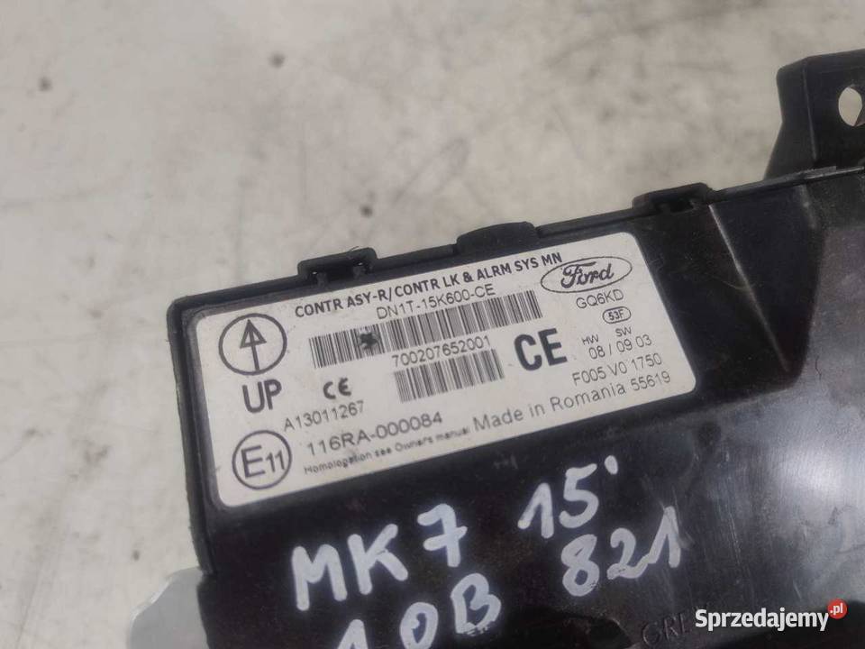 MODUŁ STEROWNIK KOMFORTU FORD FIESTA MK7