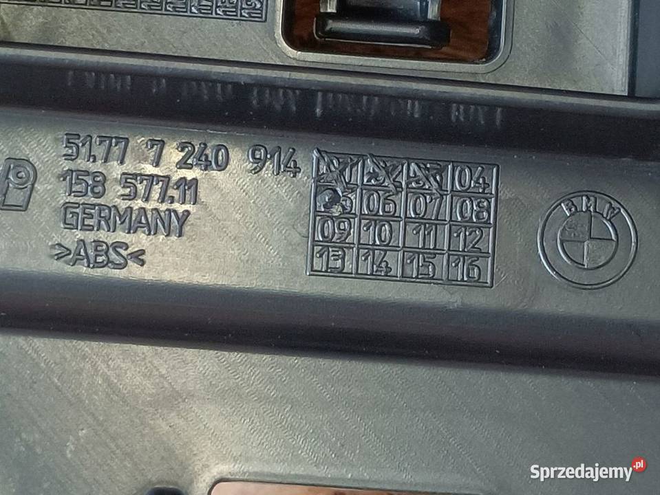BMW F20 F21 ŚLIZG mocowanie progu prawe R2 osobowe Pozostałe Pleszew