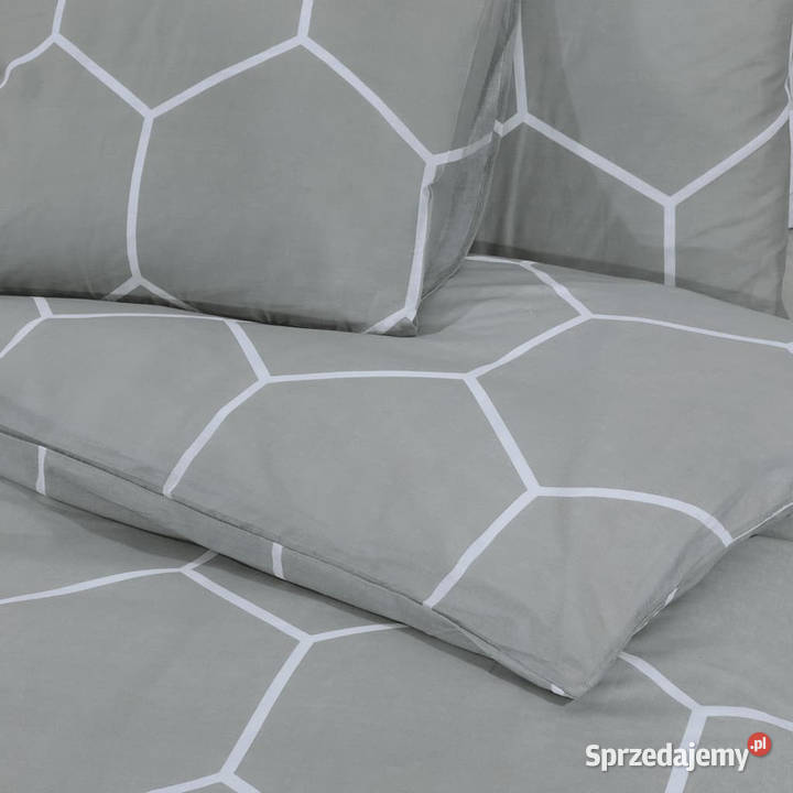 Zestaw pościeli szary 200x200 bawełna WM136459 Warszawa