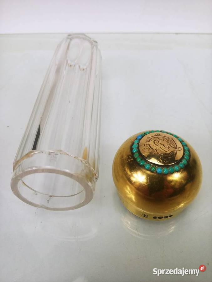 Flakon kosmetyczny Flakon Srebro Anglia 1867 Nowa Sól