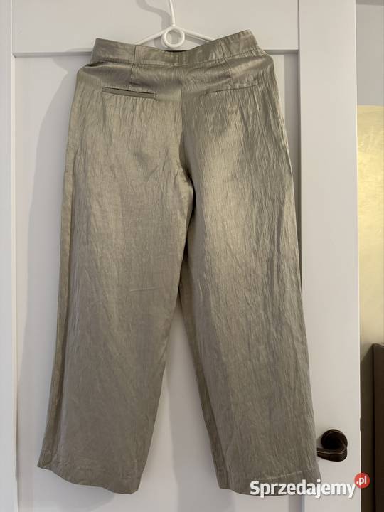Spodnie damskie 34 Massimo Dutti wiskoza len Częstochowa