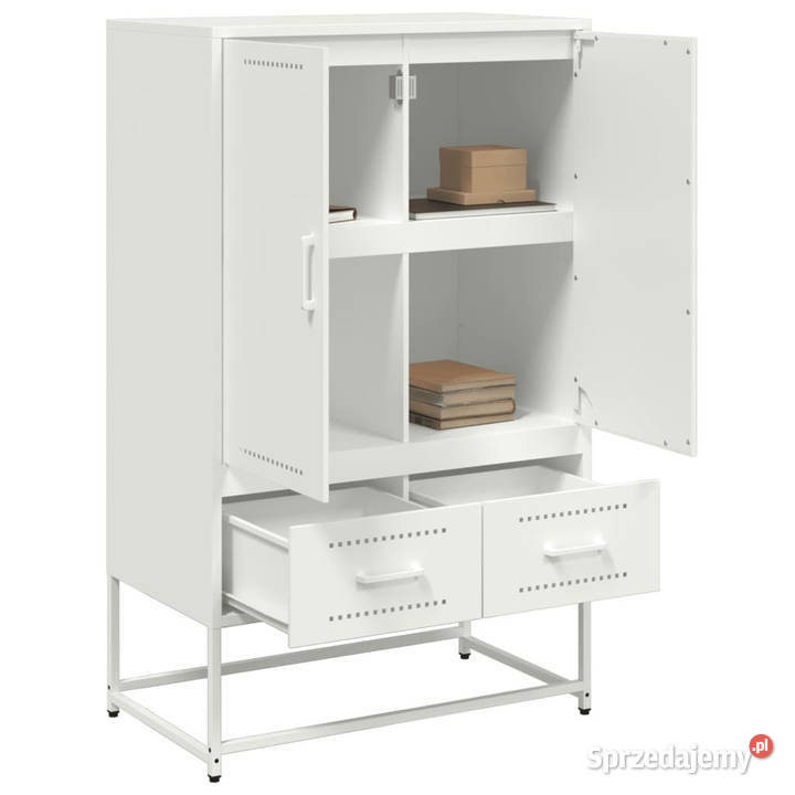 Szafka biała 68x39x1115 stalowa WM846613 Warszawa