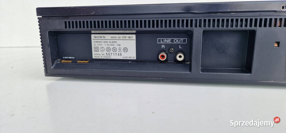 Sony MINI MIDI CD player CDP M 27 CDPM27 Międzychód