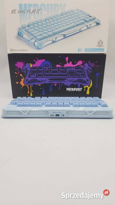 GravaStar Mercury K1 Bezprzewodowa Klawiatura bezprzewodowa Akcesoria (Laptop/PC) Ząbki