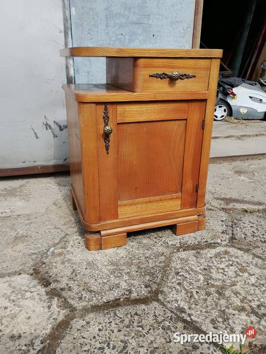 szafka vintage PRL do odnowienia Art Deco Stalowa Wola