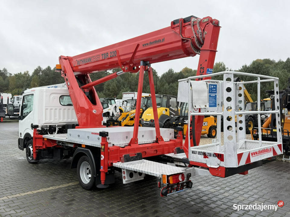 Nissan Cabstar Podnośnik Koszowy 22m RUTHMANN Nissan Widełki