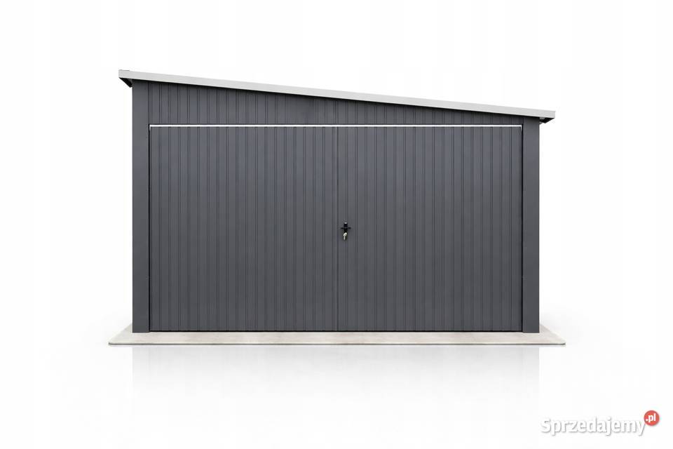 Garaż blaszany 3x6 jednospadowy na bok małopolskie Jodłownik