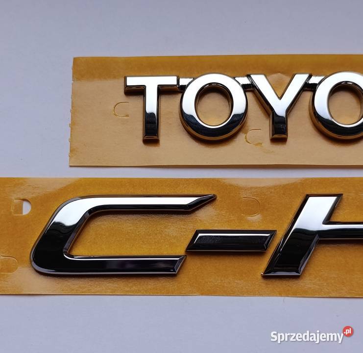 Napis emblemat tyl Toyota CHR 1623r Lipno sprzedam