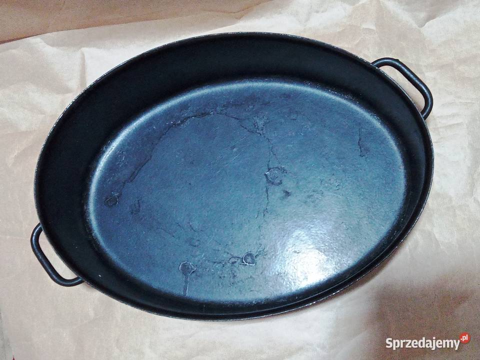 Gęsiarka brytfannna z okresu PRL mazowieckie