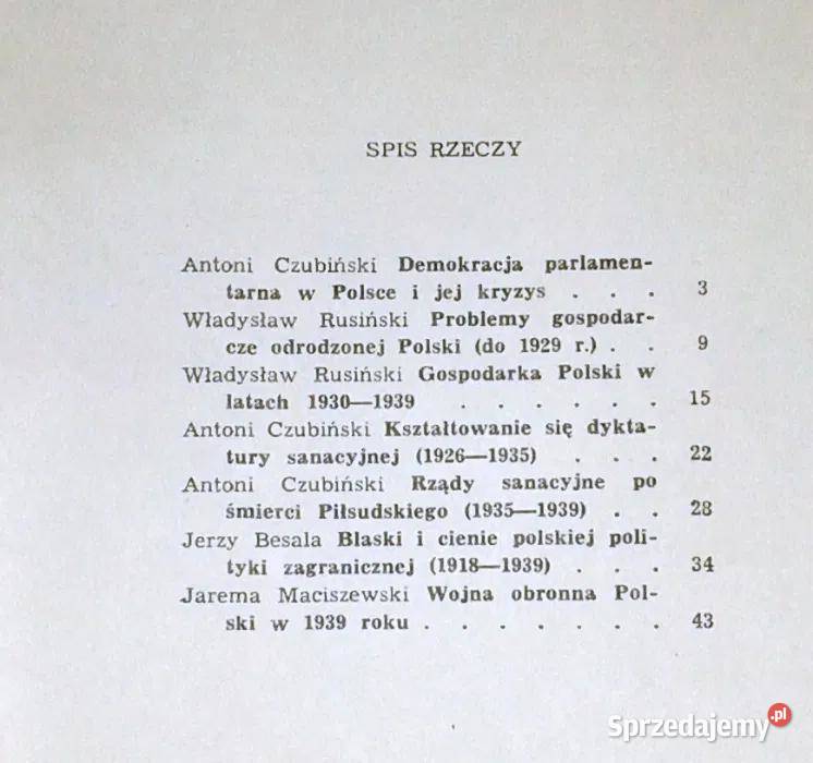 Polska ostatnie pół wieku A Łuczak A Skrzyp Chełm sprzedam