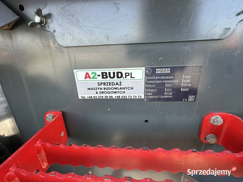 WOZIDŁO BUDOWLANE WACKER NEUSON DW602 Tuliszków sprzedam