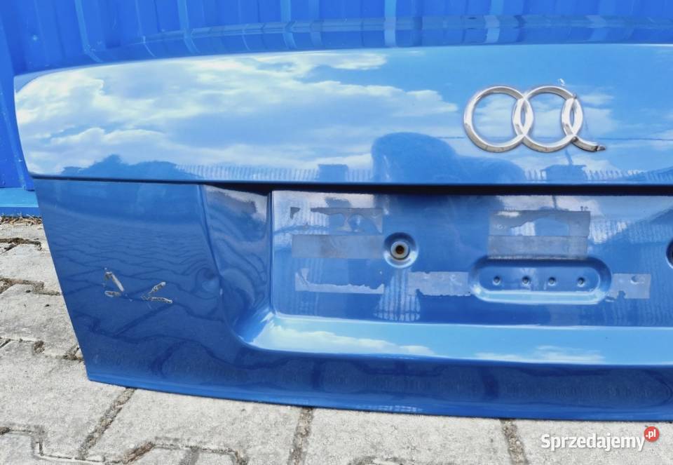 KLAPA BAGAŻNIKA TYŁ TYLNA AUDI A4 B6 SEDAN LZ5W osobowe Działoszyce