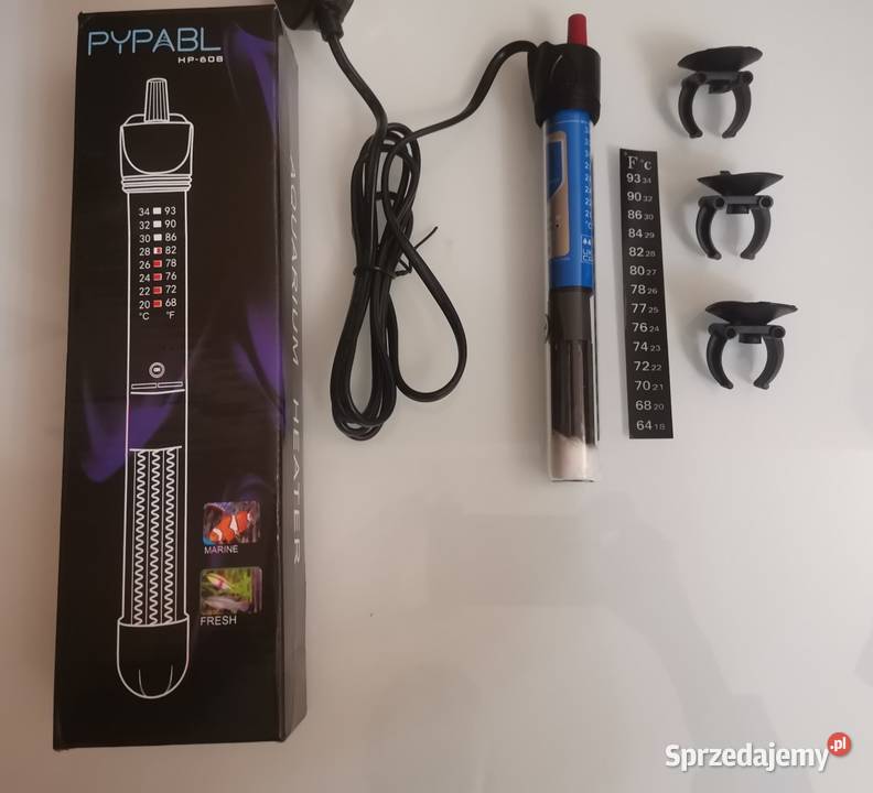Podgrzewacz do akwarium 25 W z termometrem