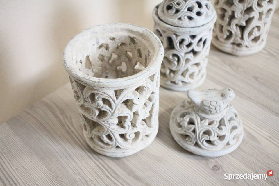 Lampiony 3 sztuki ładne zdobienie