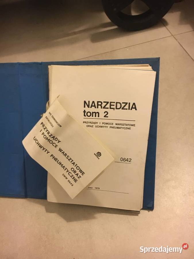 Katalog narzędziowy Narzędzia tom 2 z 1979 roku wielkopolskie Łęczyca