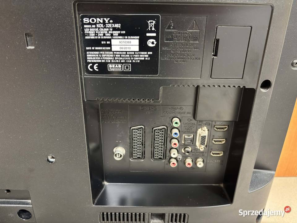 Telewizor Sony BRAVIA 32 KDL32EX402 Full HD Telewizory Elbląg sprzedam