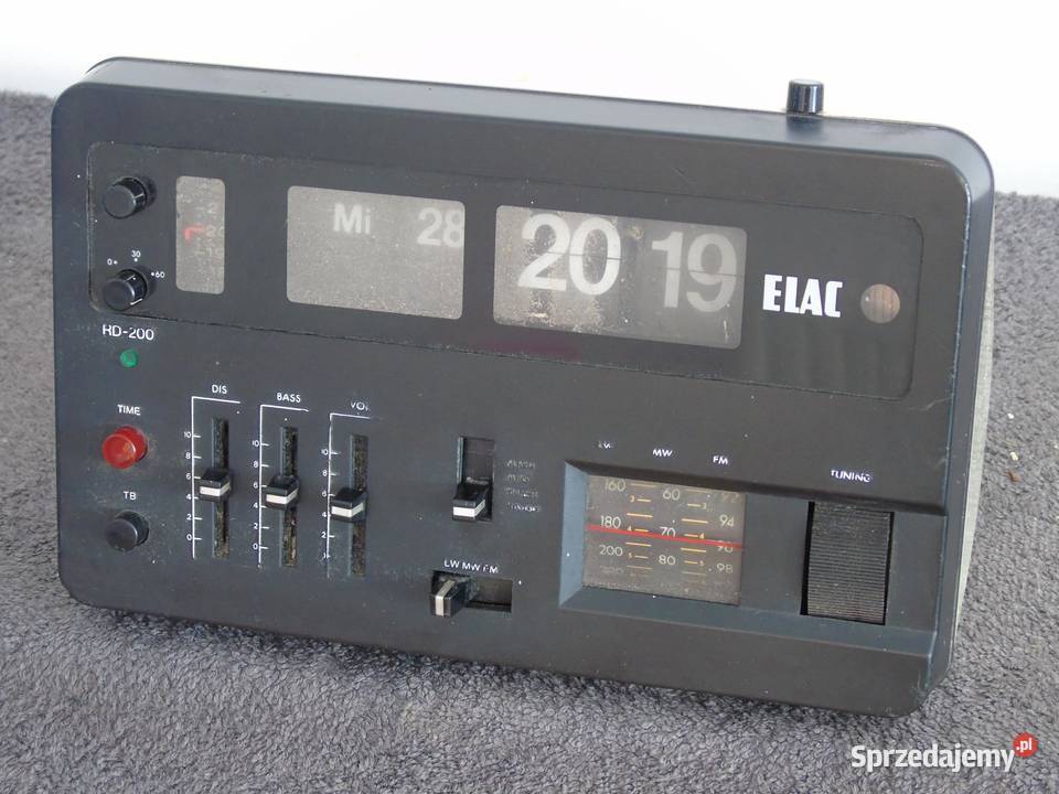Raio z zegarem ELAC RD200 WYSYŁKA Jasło