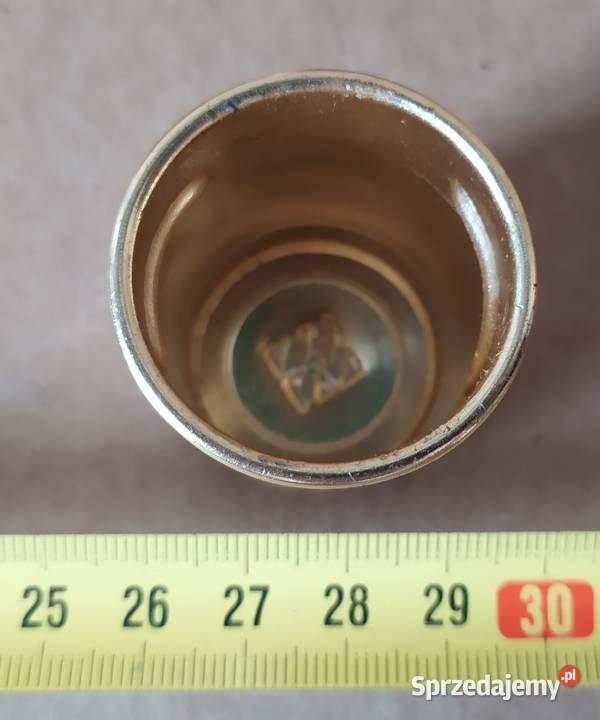 410 KIELISZKI metalowe TURYSTYCZNE PRL Retro Łódź