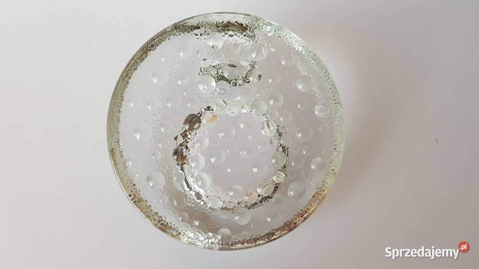 Kaganek świecznik Asteroid na dużą świeczkę Porcelana i szkło sprzedam