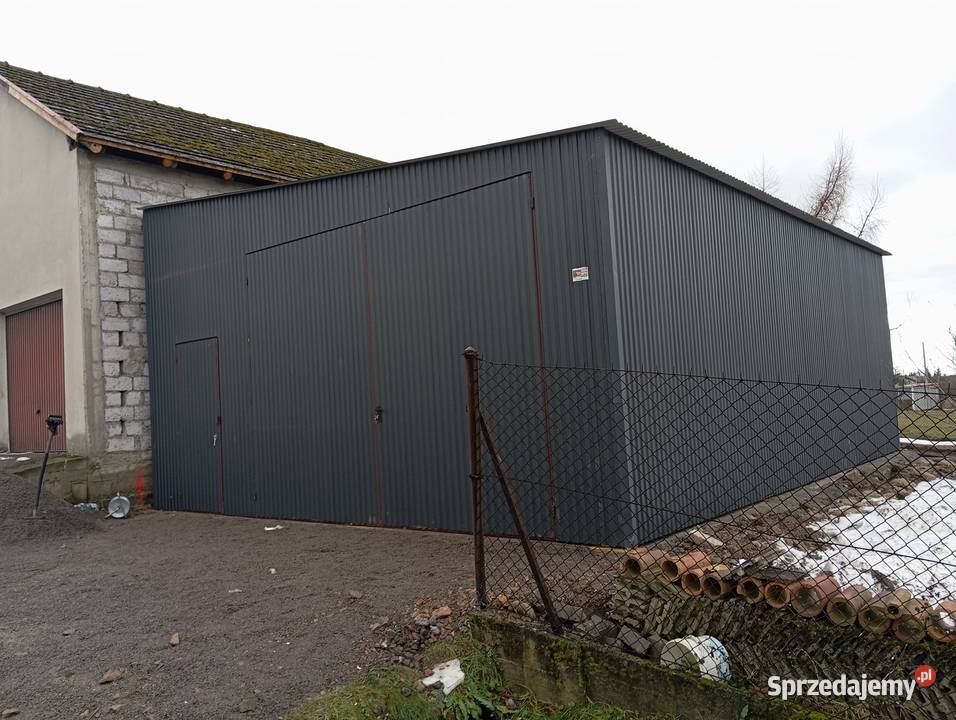 D87 Garaż Blaszany 14x6 HALA Magazyn na maszyny Wieliczka