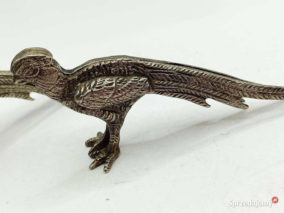 Dwa metalowe ptaki koguty bażanty na spacerze lubelskie Zamość