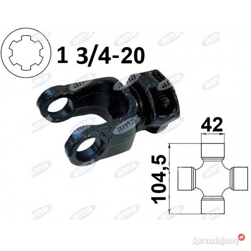 Widłak ciągnikowy 1 3420 na krzyżak 42x1045 mm