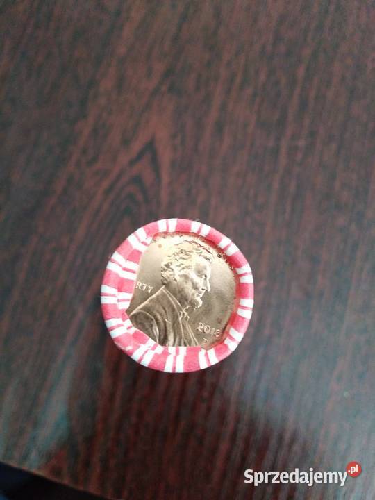 Rolka bankowa 1 cent Lincoln USA Żary