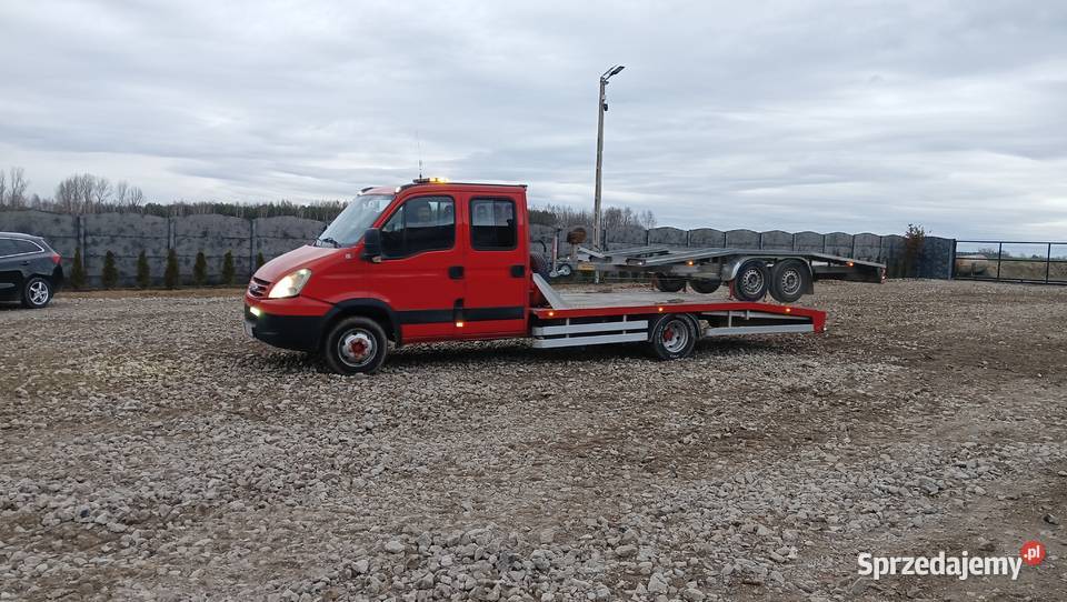 Iveco Daily autolaweta 6 osobowy podwójna kabina Szadek