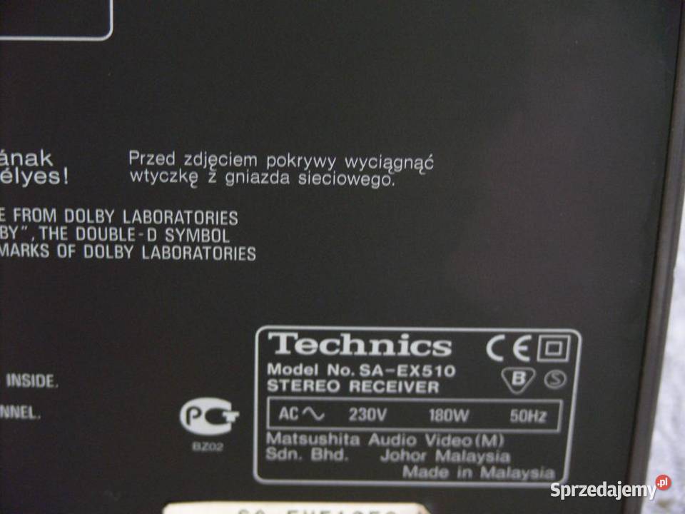 Amplituner Technics SAXE510 mocny WYSYŁKA Jasło sprzedam