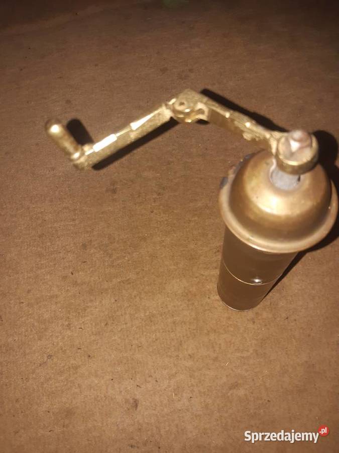 Stary ręczny młynek do kawy mosiężny Stary Sącz