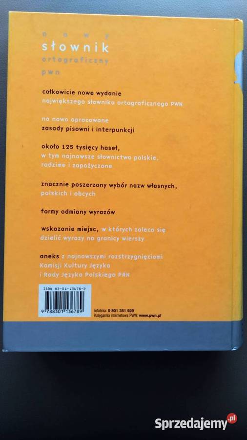 Słownik Ortograficzny PWN encyklopedie, słowniki, leksykony Warszawa