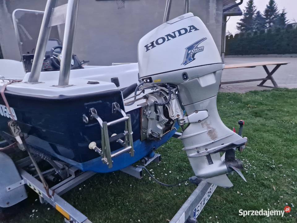 Lódź motorowa motorówka silnik Honda 50 śląskie Tarnowskie Góry