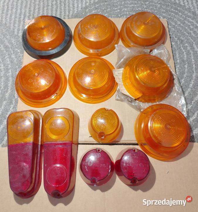 FSO Syrena Warszawa zestaw kloszy lamp osobowe Kierunkowskazy Gliwice