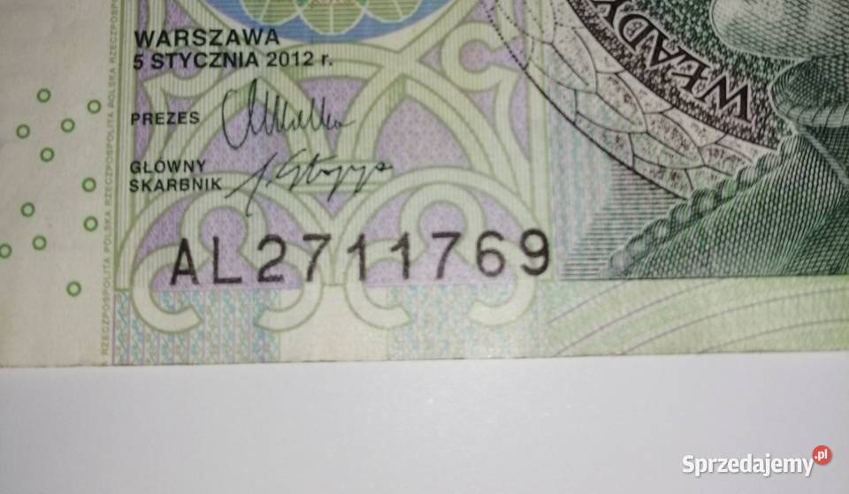 100zl TWOJA DATA URODZIN śląskie Bytom