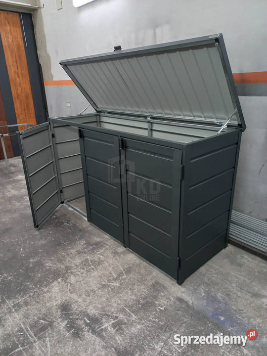 Zabudowa koszy na śmieci wiata obudowa Elbląg