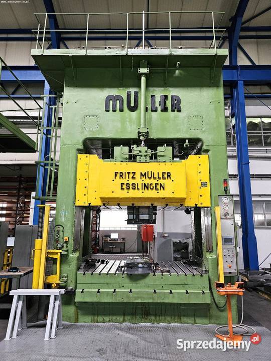 Prasa hydrauliczna FRITZ MUELLER ESSLINGEN ZE Jelenia Góra