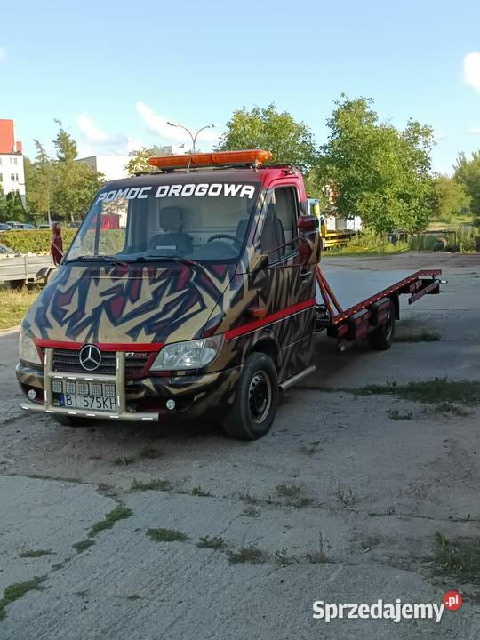 SZ Sprinter 313 pomoc drogowa specjalny 2004r na podlaskie sprzedam